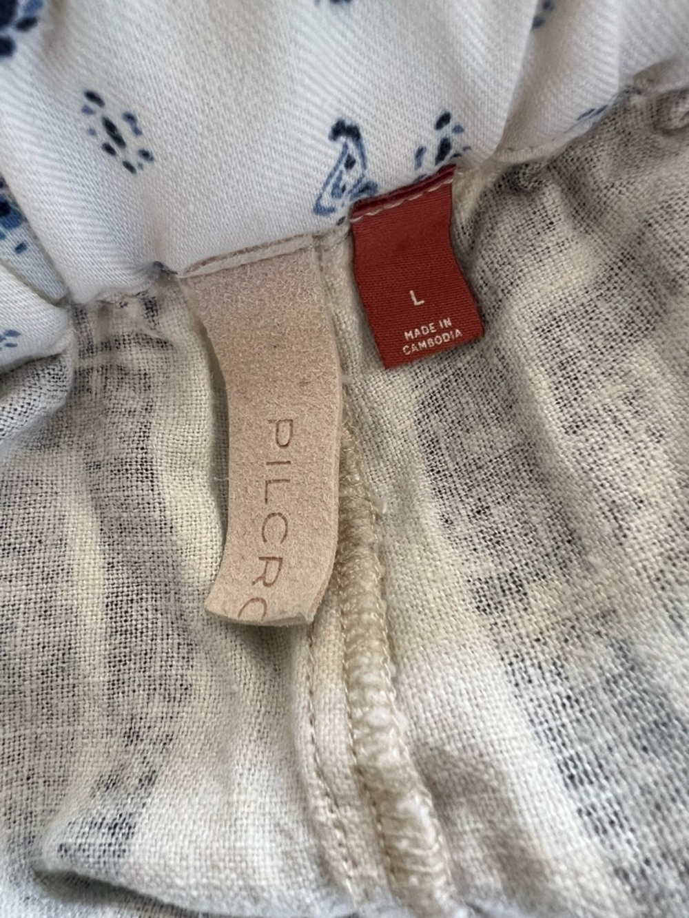 Pilcro Anthropology Floral Print Drawstring Pants - Picture 7 of 8